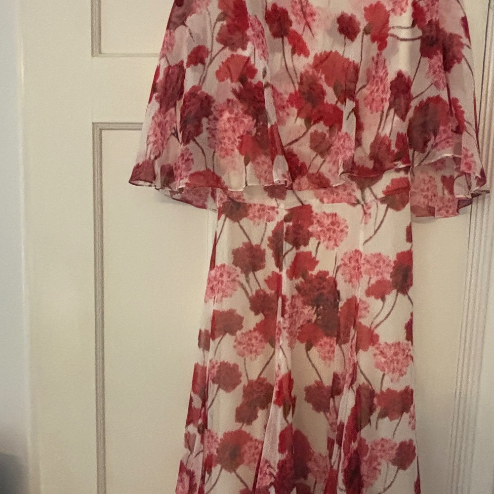 GAMBATTISTA VALLI 100% FINE SILK DESIGNER DRESS